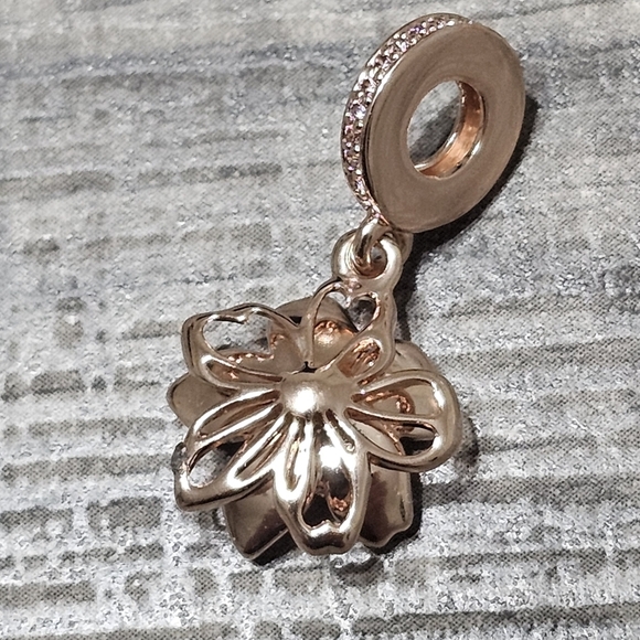 Pandora Cherry Blossom Dangle Charm - Picture 2 of 4